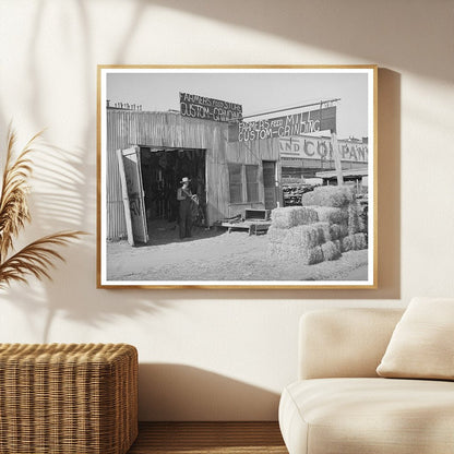 1940 Feed Mill in Oklahoma City Historic Image