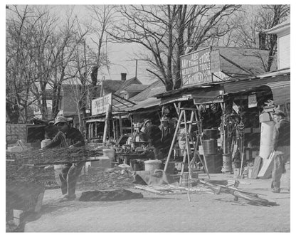 1940 Vintage Image of Secondhand Stores in Oklahoma City