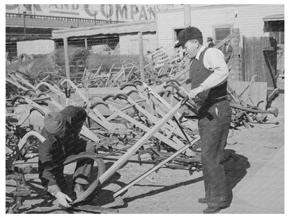 Vintage 1940 Walking Plow Demonstration in Oklahoma City