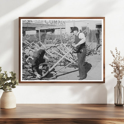 Vintage 1940 Walking Plow Demonstration in Oklahoma City