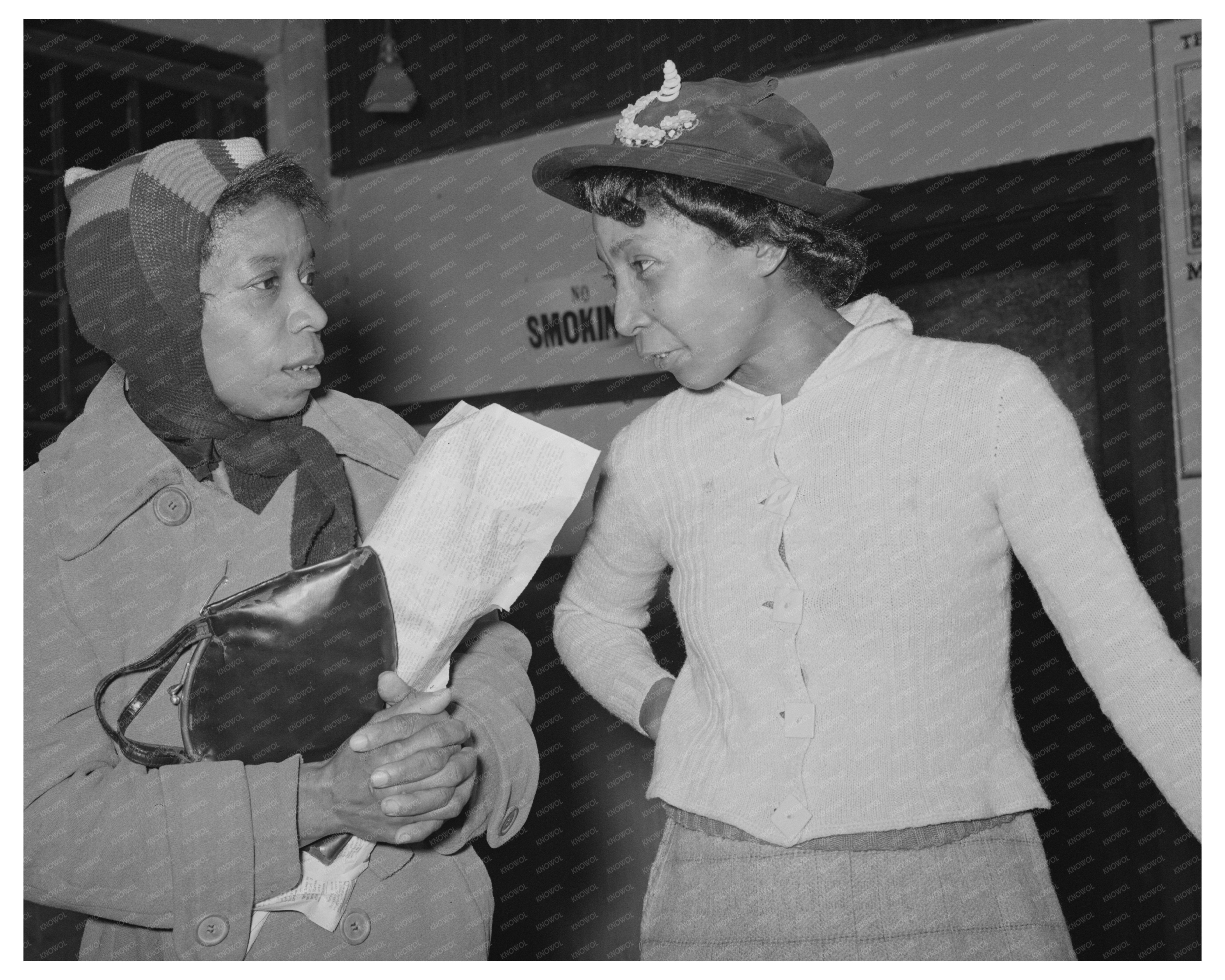Wife of Pomp Hall at Union Meeting Bristow Oklahoma 1944