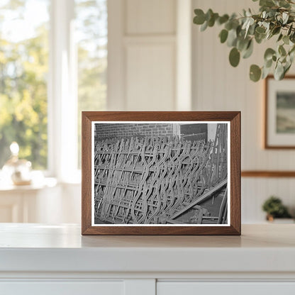 Spike-tooth Harrow Parts in Oklahoma City Warehouse 1940