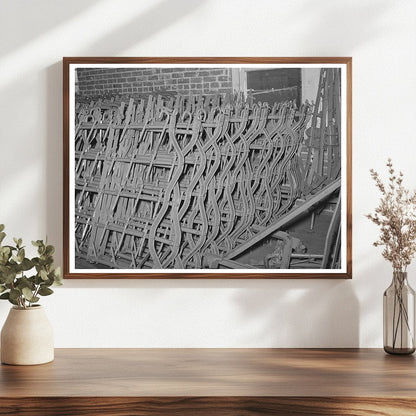 Spike-tooth Harrow Parts in Oklahoma City Warehouse 1940