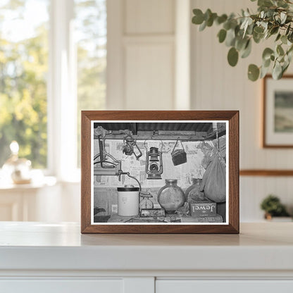 1944 Kitchen of African American Tenant Farmer in Oklahoma