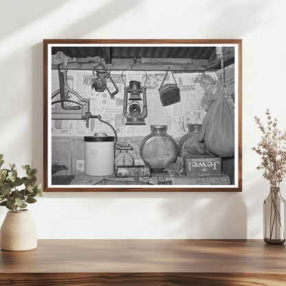 1944 Kitchen of African American Tenant Farmer in Oklahoma