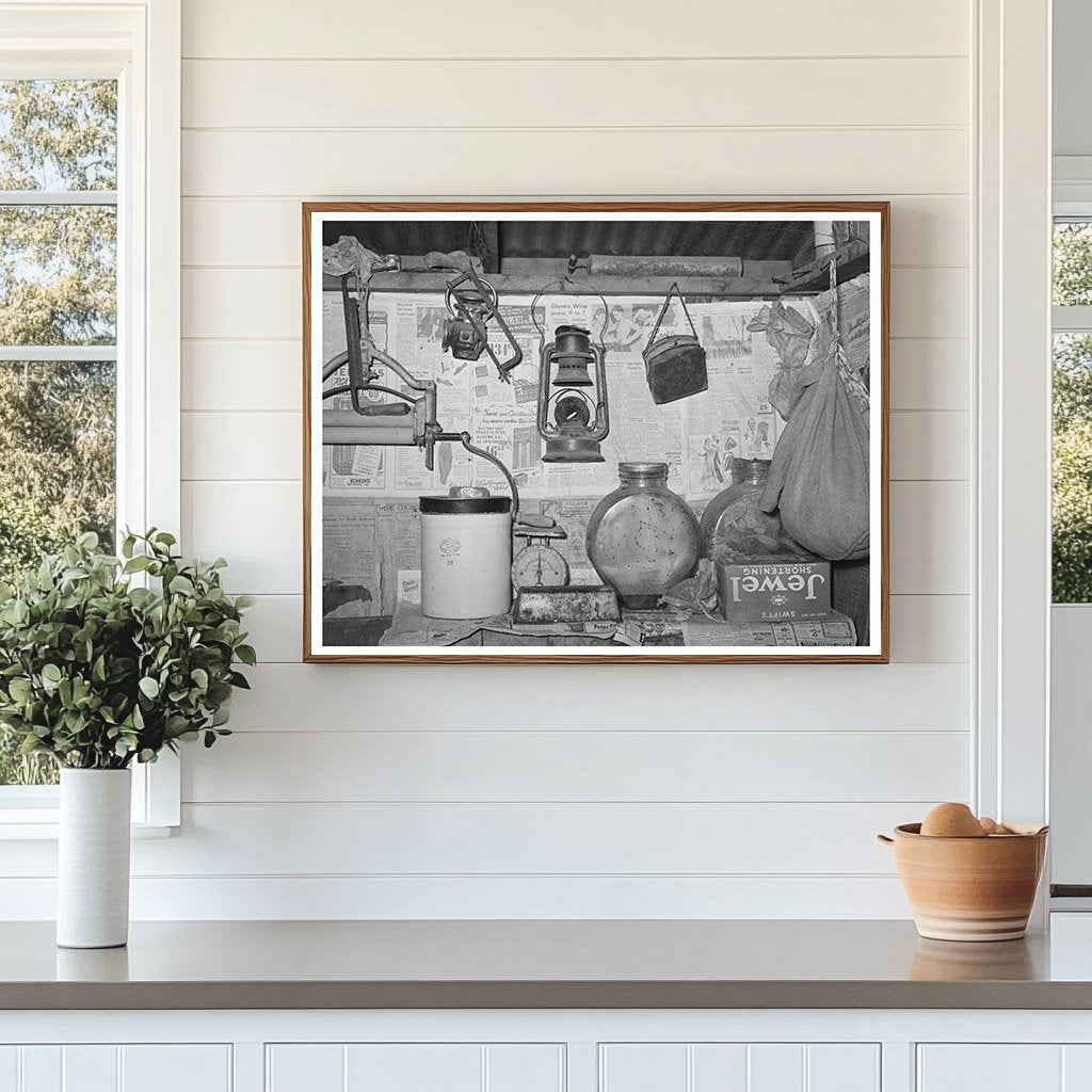 1944 Kitchen of African American Tenant Farmer in Oklahoma