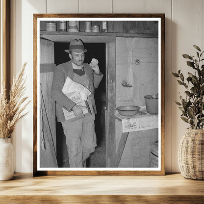 Pomp Hall in Kitchen with Groceries February 1944