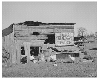 1944 Chicken House of Tenant Farmer Pomp Hall Oklahoma