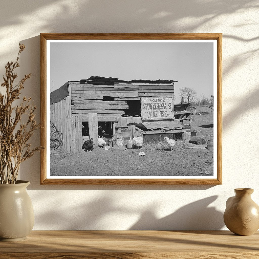 1944 Chicken House of Tenant Farmer Pomp Hall Oklahoma