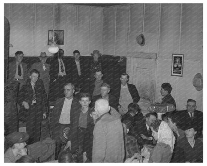 Pie Auction at Muskogee County Schoolhouse February 1940