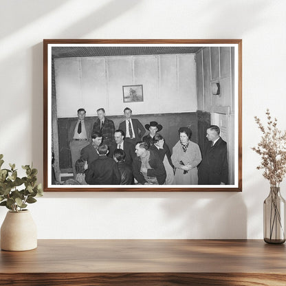 Muskogee County Schoolhouse Pie Supper February 1940