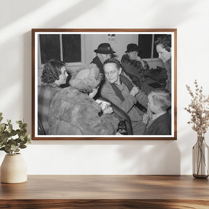 Women at Pie Supper in Muskogee County Oklahoma 1940