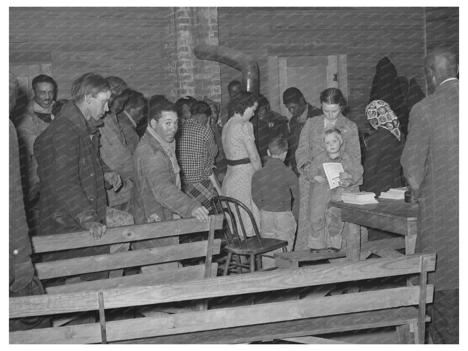 1944 Union Meeting of Agricultural Workers in Tabor Oklahoma