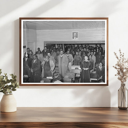 Farmers Meeting on Soil Conservation Vernon Oklahoma 1940