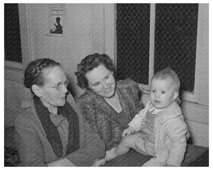 Three-Generation Pie Supper Muskogee Oklahoma 1940