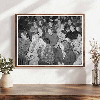 High School Girls in Americanization Program Eufaula 1940