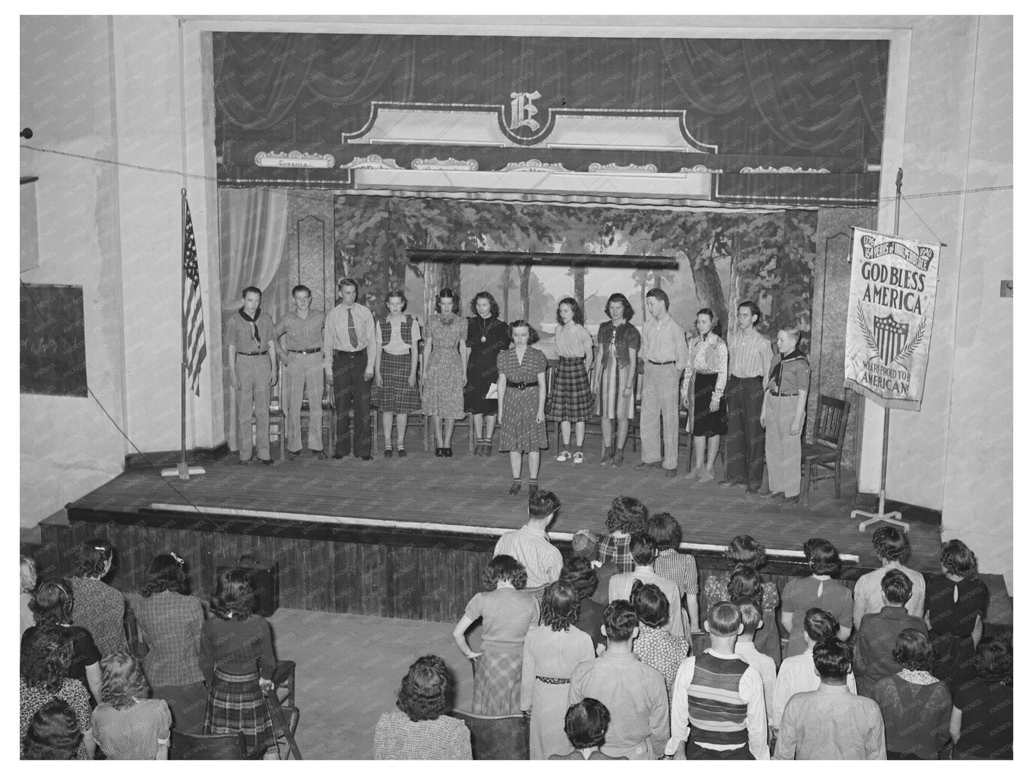 1940 Americanization Program High School Eufaula Oklahoma