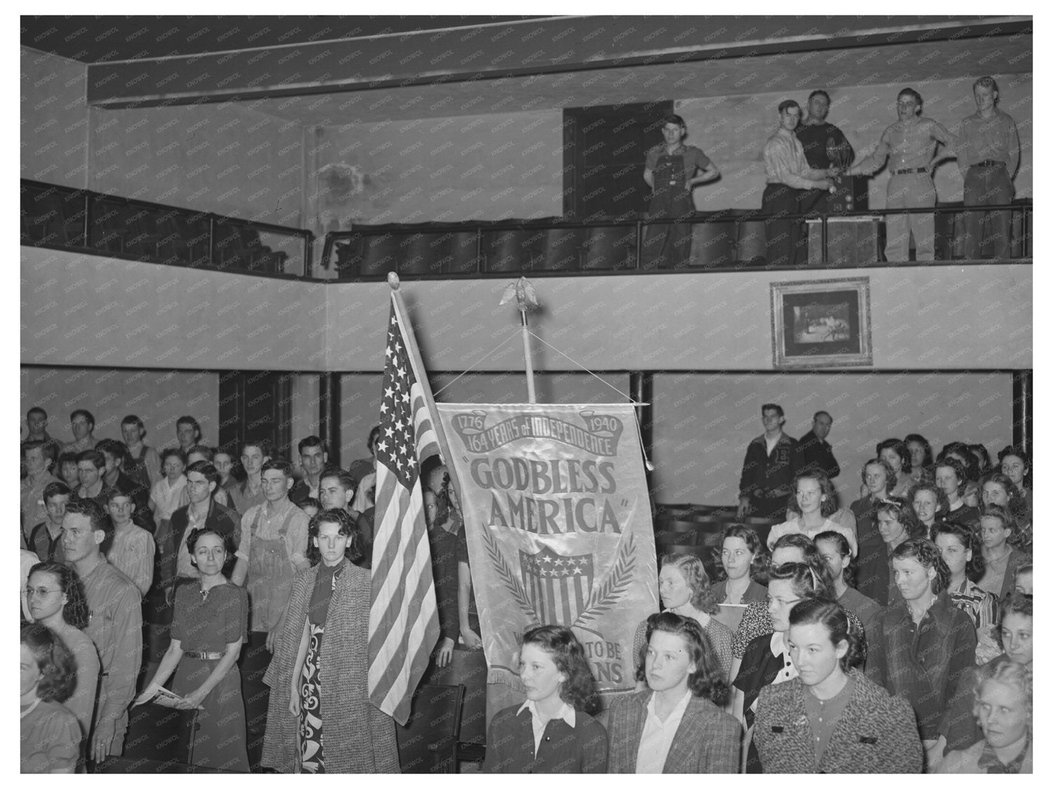 Americanization Program in Eufaula High School 1940