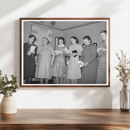 Rural Women Home Demonstration Meeting Oklahoma 1940