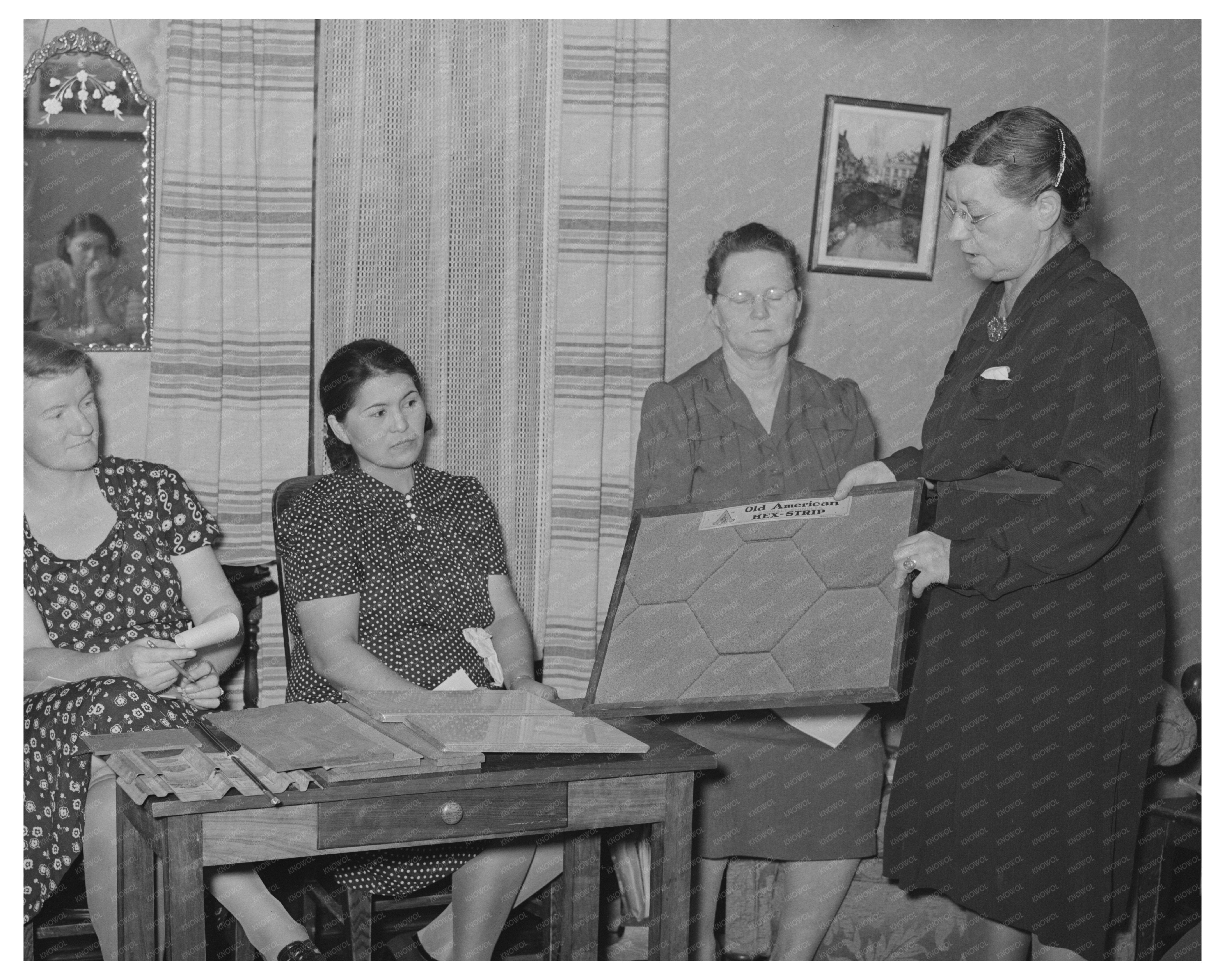 1940 Home Demonstration Club Roofing Instruction McIntosh County