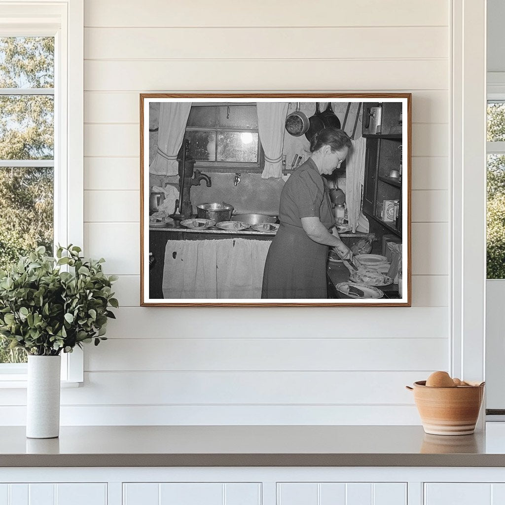 1940 Vintage Hostess Serving Cake at Home Demonstration Meeting