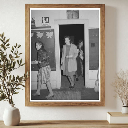 Young Women Bring Pies to Auction at Muskogee County 1940