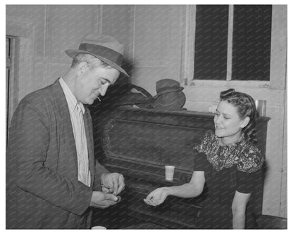 Pie Supper Auction in Muskogee County Oklahoma 1940