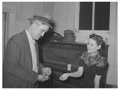 1940 Muskogee County Pie Supper Auction Payment Scene