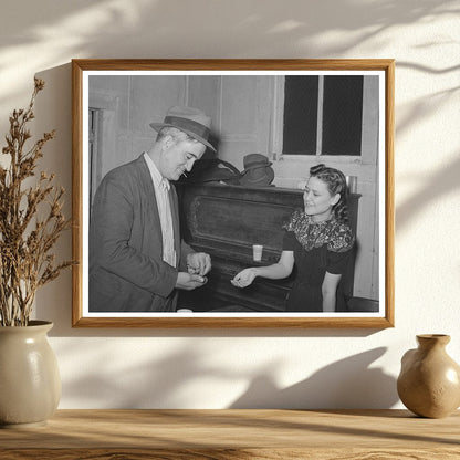 Pie Supper Auction in Muskogee County Oklahoma 1940