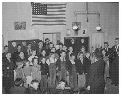 McIntosh County Schoolchildren Pie Supper February 1940