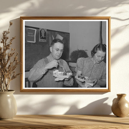 Jaycees President and Wife at Eufaula Buffet Supper 1940