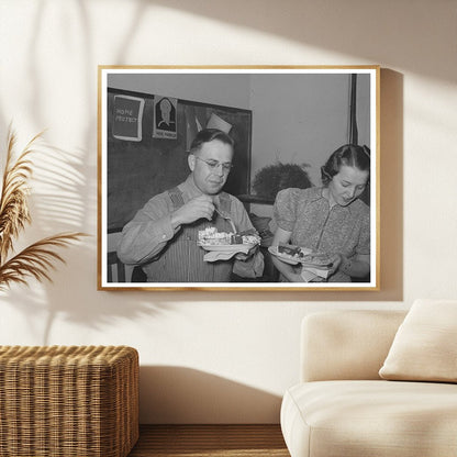 Jaycees President and Wife at Eufaula Buffet Supper 1940