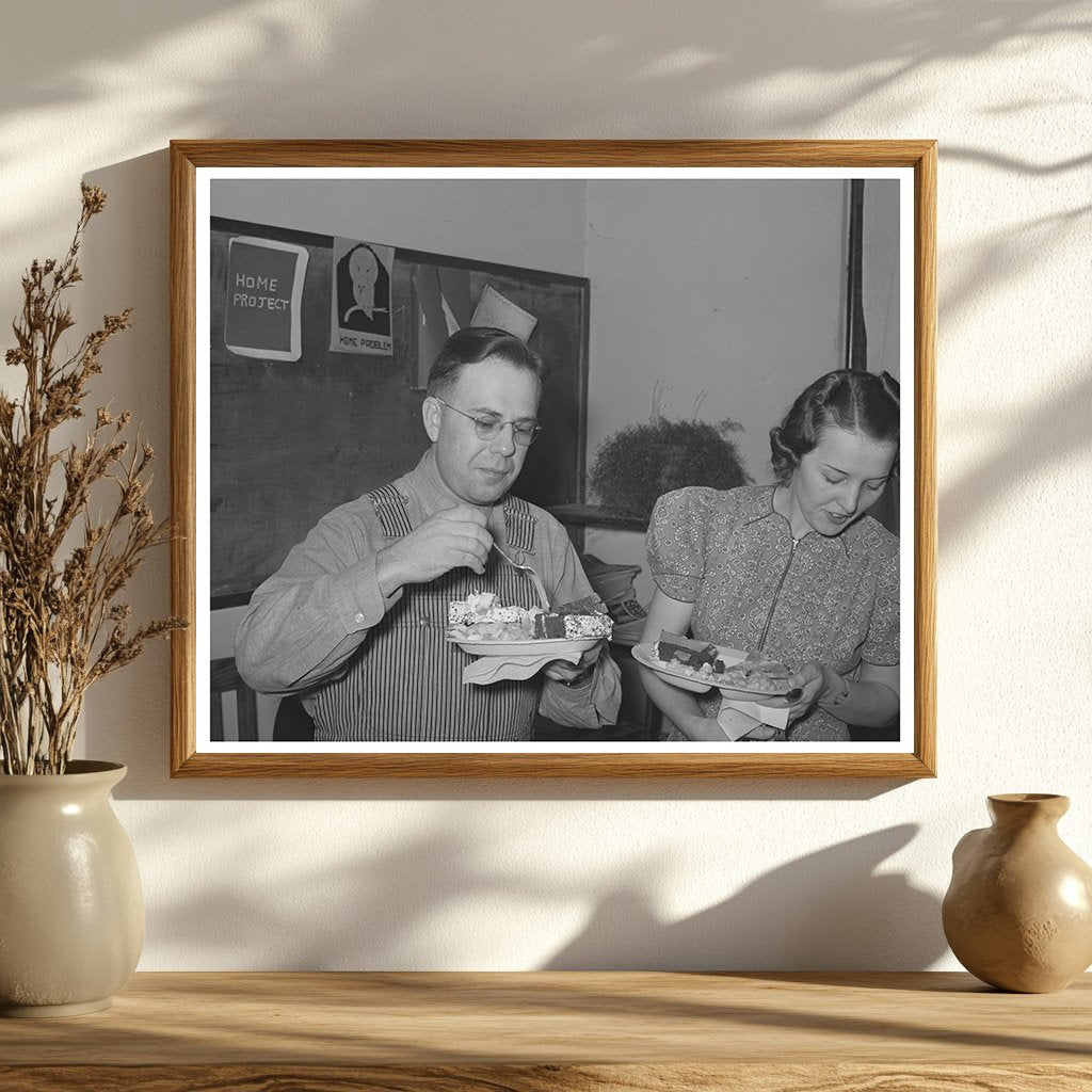 1940 Jaycees President and Wife at Eufaula Buffet Supper