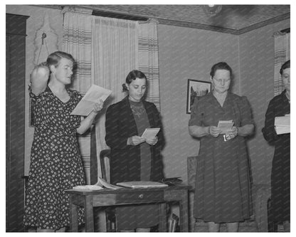 Home Demonstration Club Members McIntosh County 1940