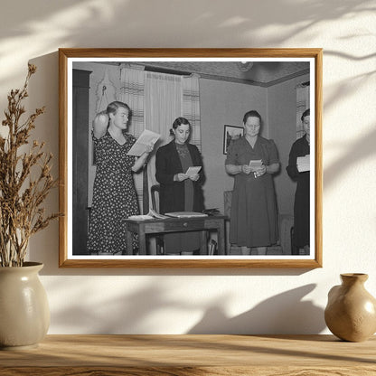 Home Demonstration Club Members McIntosh County 1940