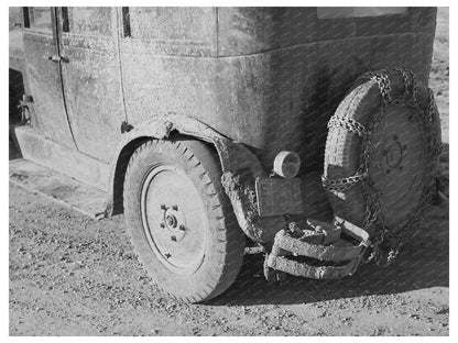 1940 Vintage Farmers Car Covered in Mud Eufaula Oklahoma