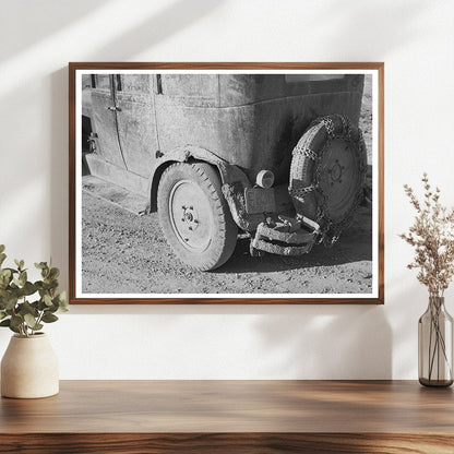 1940 Vintage Farmers Car Covered in Mud Eufaula Oklahoma