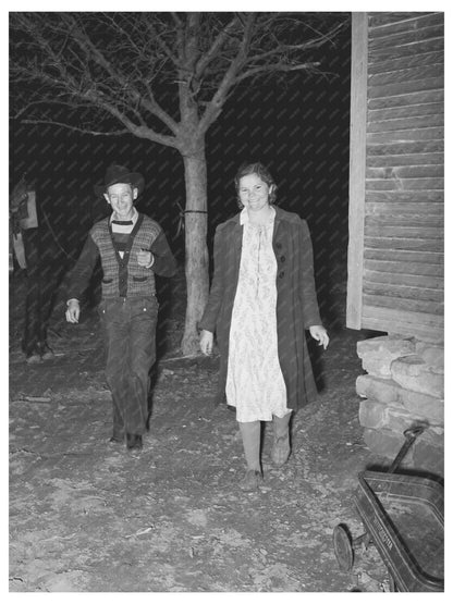 Fishing for Love Game in McIntosh County Oklahoma 1940