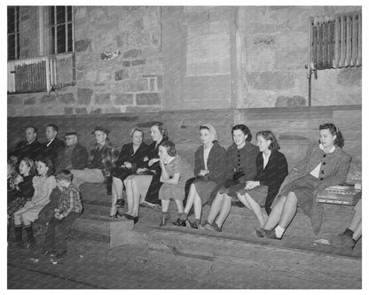 Eufaula Oklahoma Basketball Game Spectators 1940