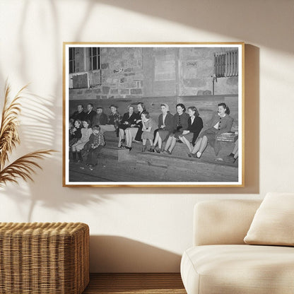 Eufaula Oklahoma Basketball Game Spectators 1940