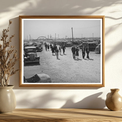 San Angelo Fat Stock Show 1940 Community Gathering Image