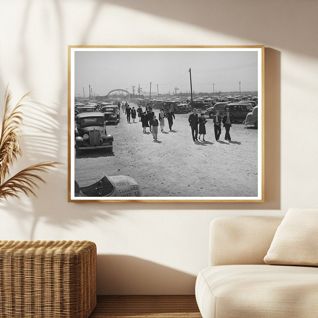 San Angelo Fat Stock Show 1940 Community Gathering Image