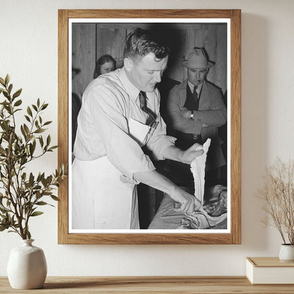 Meat Cutting Techniques Demonstration Texas March 1940