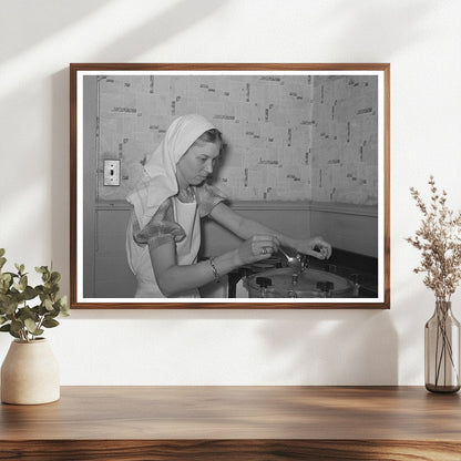 FSA Supervisor Demonstrates Pressure Canning 1940