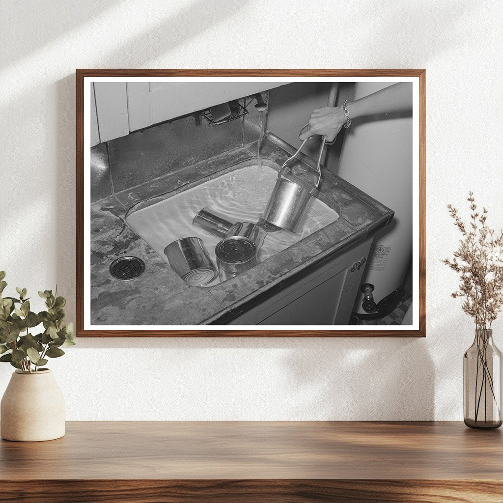 FSA Supervisor Demonstrates Food Preservation Techniques 1944