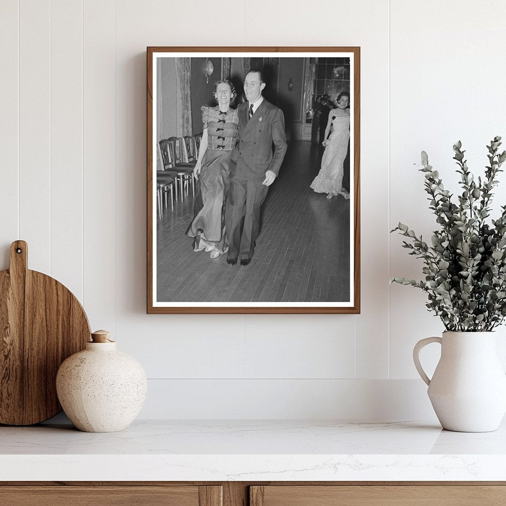 Couple Dancing Polka at San Angelo Fat Stock Show 1940