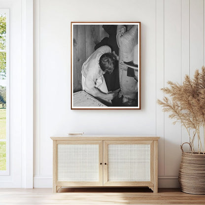 FSA Supervisor Demonstrates Meat Cutting Techniques 1940