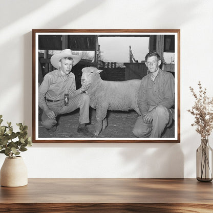 4-H Club Boys Showcase Sheep San Angelo 1940