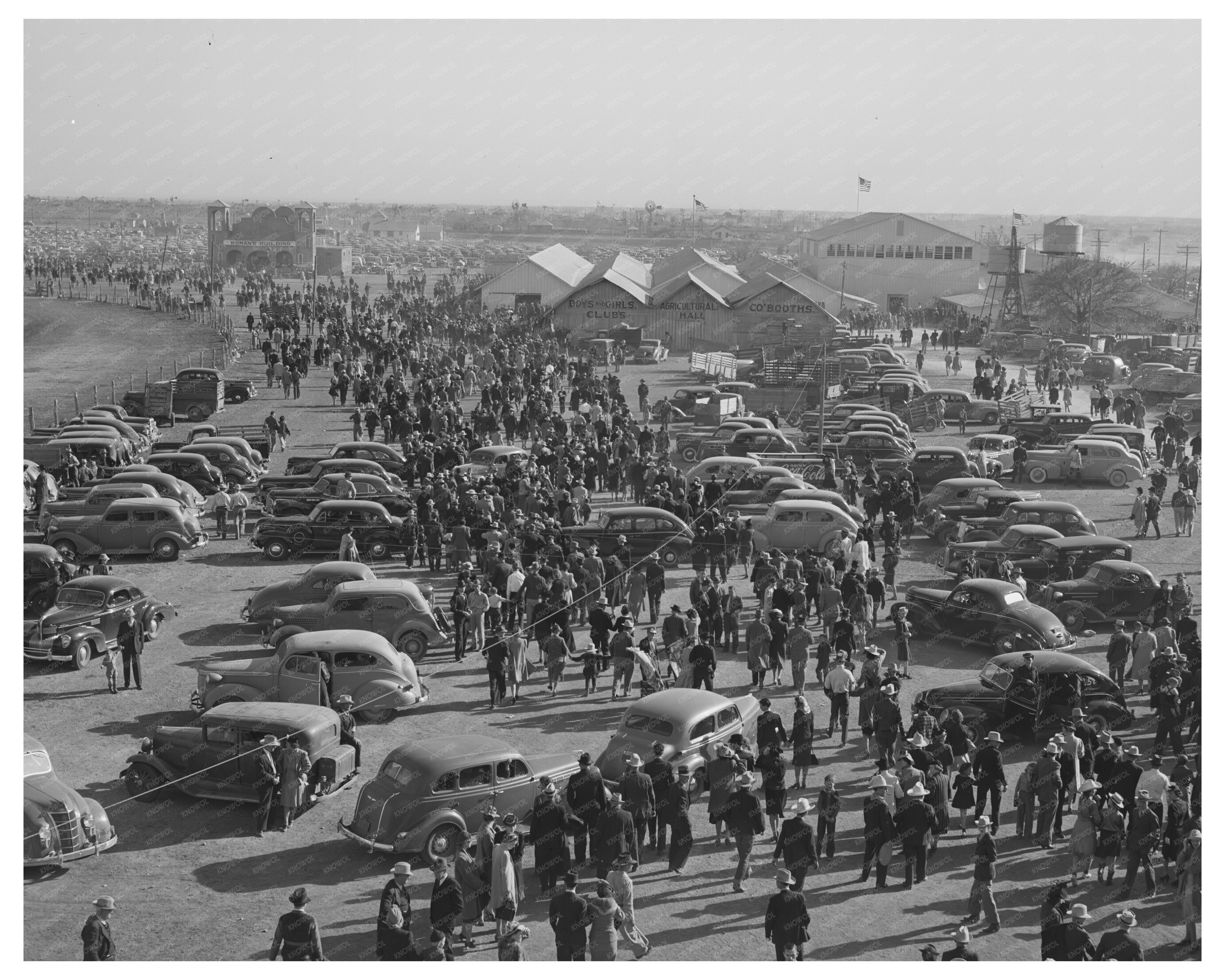 San Angelo Fat Stock Show Grounds March 1940