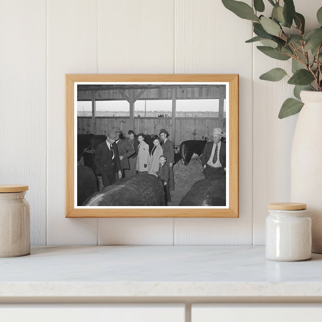 Family at San Angelo Fat Stock Show March 1940